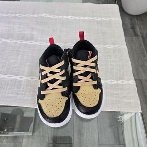 Nike Black and Tan Kids Sneakers